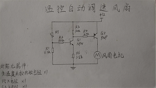 PWM智能温控散热风扇的原理!