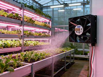 植物工厂冷藏保鲜设备的散热风扇尺寸、风量、风压如何选择?01