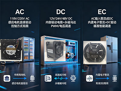 AC/DC/EC三类风扇的工作原理区别 